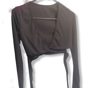 SHEIN long sleeve crop top